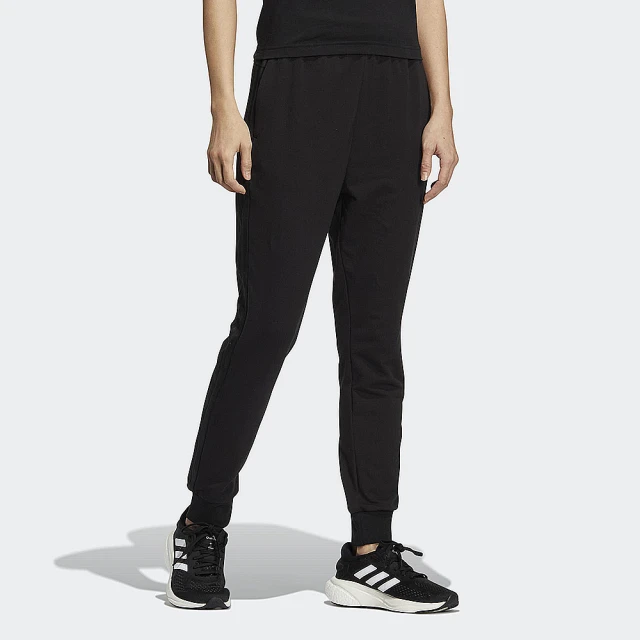 adidas 愛迪達【adidas 愛迪達】長褲 女款 運動褲 亞規 MH 3S FT PANTS 黑 HM7067