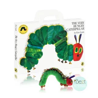 【iBezT】The Very Hungry Caterpillar(好餓毛毛蟲超大典藏版附玩偶)