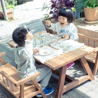 【eguchitoys】小小孩的餐桌 - 高 - 45cm(兒童/幼兒木製家具)