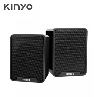 【KINYO】桌上型USB迷你音箱立體聲喇叭(電腦筆電手機平板專用)