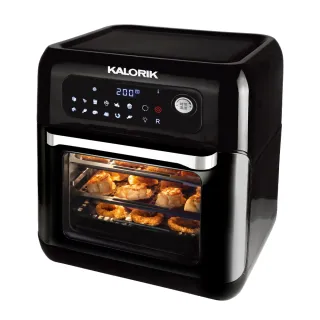 【KALORIK 凱瑞克】氣炸烤箱-豪華版旗艦黑+壓力鍋(超值1+1組合)