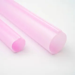 【A Plastic Project】Transparent pink 吸吸管套組｜粗+細、捲捲罐、收納罐(可打開清洗捲曲收納直接戳膜)