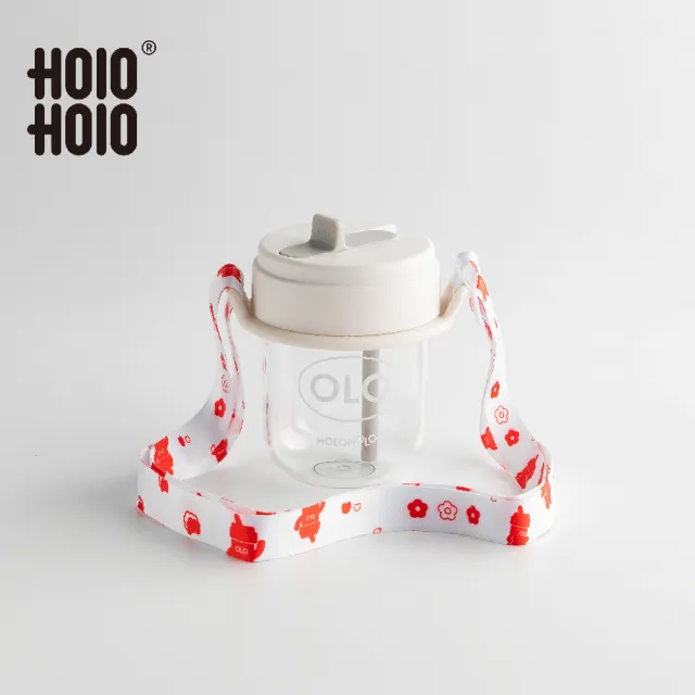 【Holoholo】Tonton Mini 吸管隨行杯 背帶組合－300ml(環保杯)