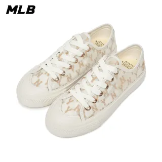 【MLB】MONO MESH帆布鞋 餅乾鞋 Playball系列 紐約洋基隊(3ACVVMS2N-50BGD)