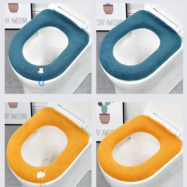 【大樂木居La Morongo Home】橘色馬桶保暖圈(馬桶保暖圈/馬桶/廁所用品/衛浴用品/橘色)