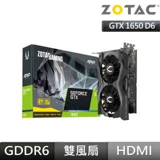 GAMING GeForce GTX 1650 AMP Core D6 顯示卡(送大鼠墊)