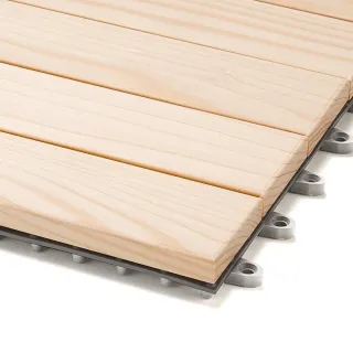 【生活工場】美國檜木拼接地板-2入組