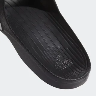 【adidas 愛迪達】DURAMO SLIDE Slipper 男女 黑(G15890)