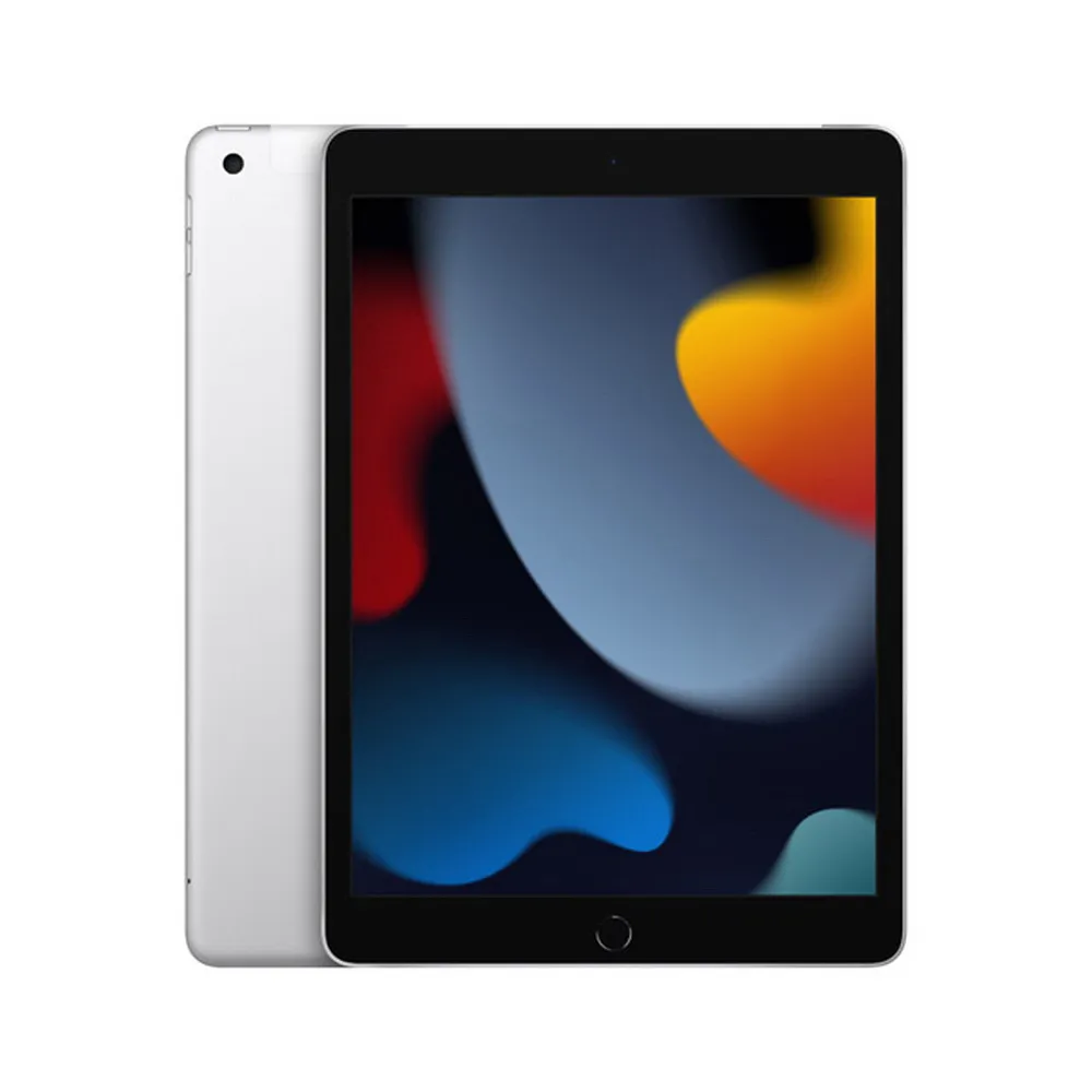 【Apple 蘋果】2021 iPad 9 平板電腦(10.2吋/Wi-Fi/64G-含AirPods Pro+鋼化玻璃貼+可立式三折皮套)