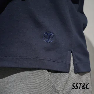 【SST&C 季中折扣】深海藍絲柔棉Polo衫1012204003