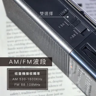 【KINYO】AM/FM雙波段收音機(RA-5513)