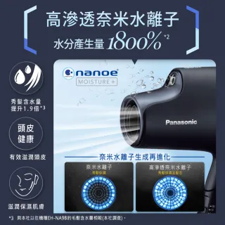 【Panasonic 國際牌】高滲透水離子吹風機(EH-NA0G-A霧墨藍)