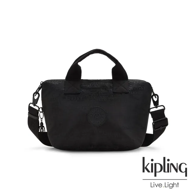 【KIPLING】個性都市黑簡約手提肩背托特包-KALA MINI