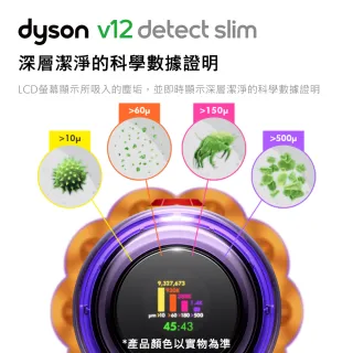 【dyson 戴森 限量福利品】V12 SV20 Detect Slim Fluffy 輕量智能無線吸塵器 智慧光學偵測