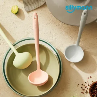 【sillymann】時尚莫蘭迪100%鉑金矽膠湯勺(鉑金矽膠可進洗碗機高溫清潔可沸水消毒)