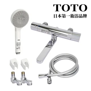 【TOTO】日本原裝TOTO溫控淋浴恆溫龍頭+蓮蓬頭套組(TBV03401J平行輸入)