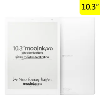 【Readmoo 讀墨】mooInk Pro 10.3吋電子書閱讀器 簡配(白)