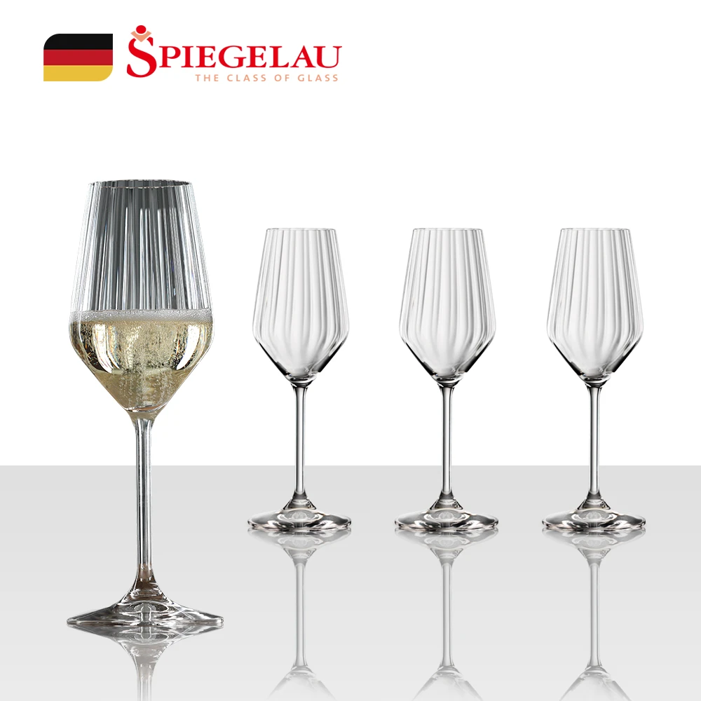 【德國Spiegelau】歐洲製德國LifeStyle香檳杯4入組/310ml(TVBS來吧營業中選用品牌)