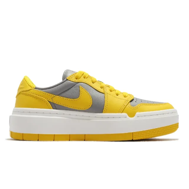 NIKE 耐吉】休閒鞋Wmns Air Jordan 1 Elevate Low 女鞋黃灰厚底AJ1