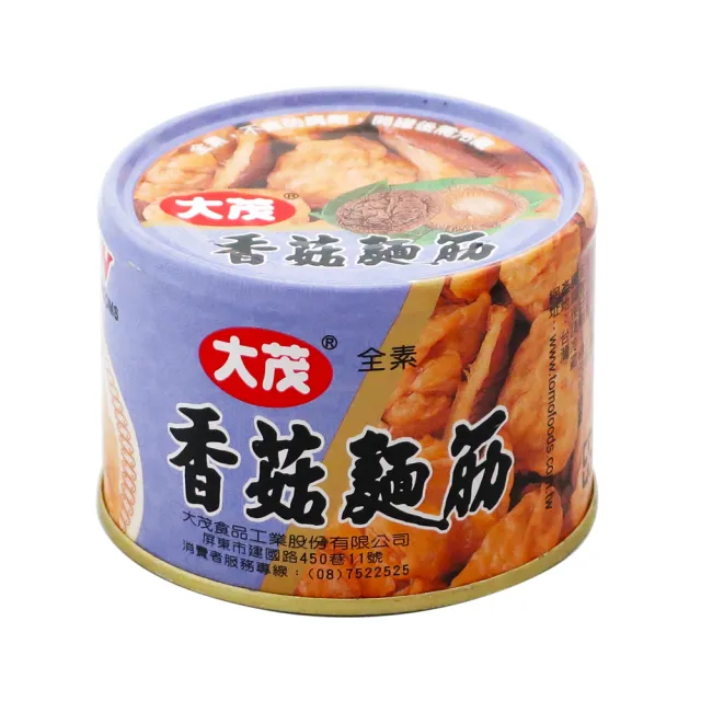 【大茂】香菇麵筋-鐵罐170g