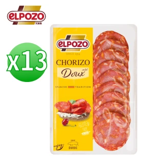 西班牙 邱拉爾臘腸原味切片80g x15入 箱購(煙燻香氣 直接食用 效期20221210)