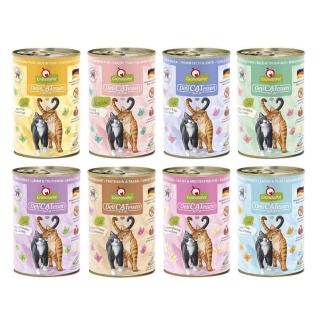【德國Granatapet】葛蕾特精緻食光無穀主食罐400g(6罐組-多種口味任選 全齡貓)