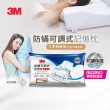 【3M】防蹣可調式記憶枕/內附防蹣枕套-側仰舒眠型