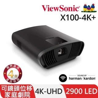 X100-4K+ 4KUHD 家庭劇院LED智慧投影機(2900流明)