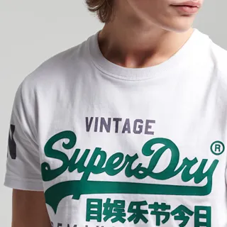 【Superdry】男裝 短袖T恤 VL(白)