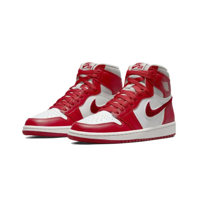 【NIKE 耐吉】Air Jordan 1 Retro High OG Varsity Red 校隊紅 絨毛 高筒 DJ4891-061