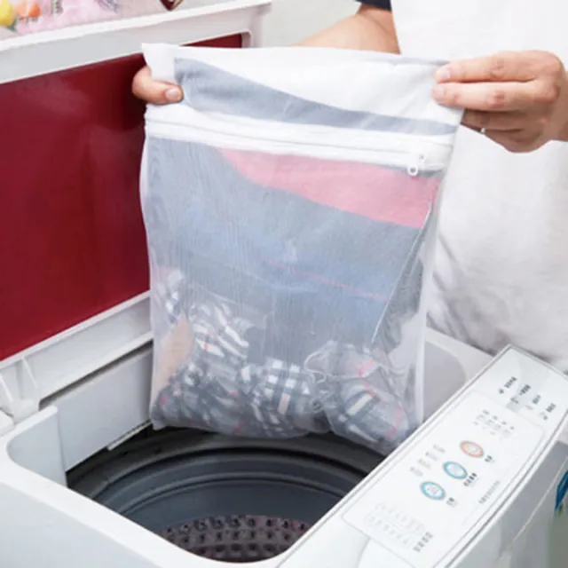 【PS Mall】魔法方型特大件洗衣袋 蜂巢式衣物收納袋 厚實立體 密網 50x60cm 3入(J041)