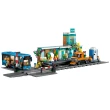 【LEGO 樂高】城市系列 60335 城市火車站(超值交通工具組 打造實體火車站)