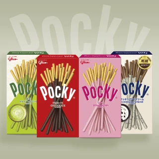 【Glico 格力高】Pocky百奇 餅乾棒(巧克力/草莓/抹茶/牛奶餅乾)(萬聖節必buy)