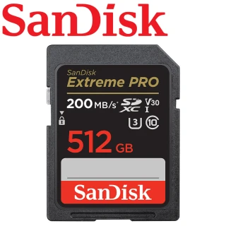 512GB 200MB/s Extreme PRO SDXC SD UHS-I V30 U3 記憶卡(平輸)