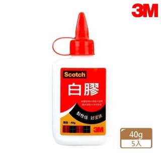 【3M】3040 Scotch 白膠 40g(5入1包)