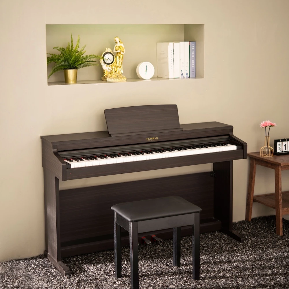 88鍵 滑蓋式電鋼琴 LK03S 含升降椅(德國平台鋼琴音色)