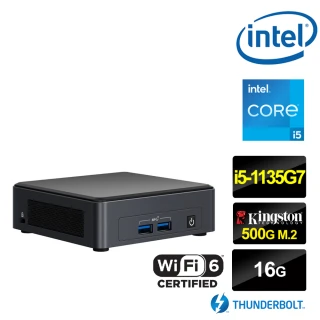 【Intel 英特爾】NUC平台i5四核{火鳳主教} 迷你電腦(i5-1135G716G500G M.2)