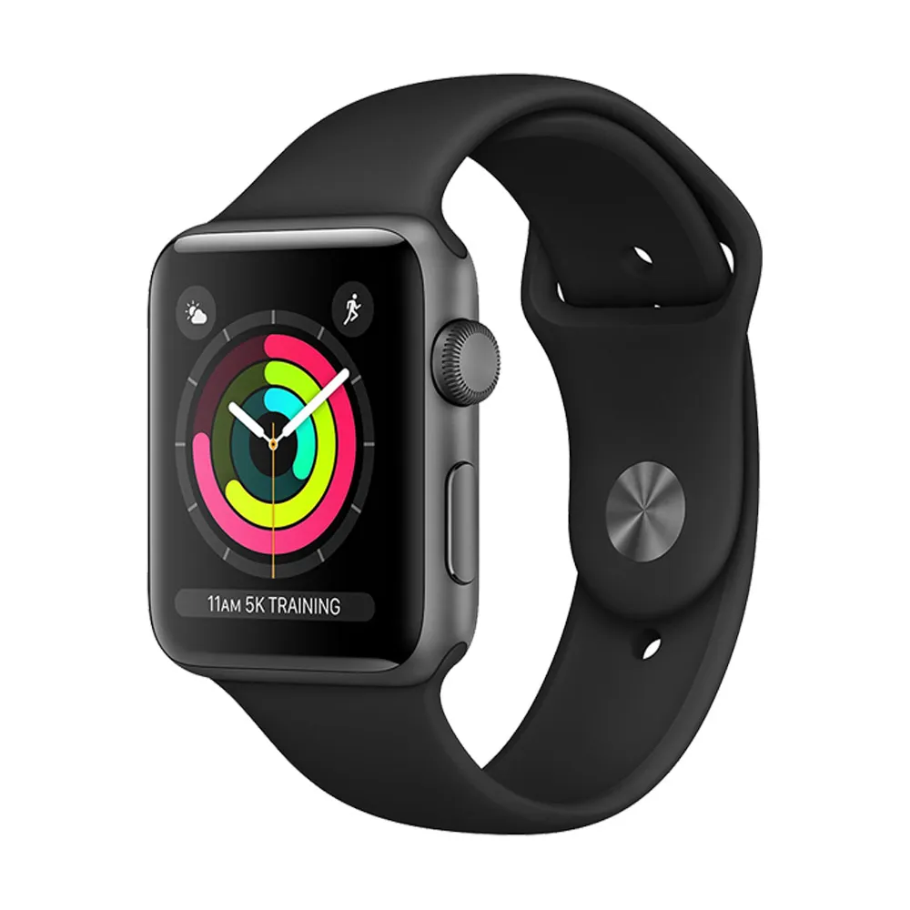 【Apple 蘋果】A級福利品 Watch Series 3 LTE 42mm鋁金屬錶殼智慧手錶(A1891/單機無配件/無錶帶)
