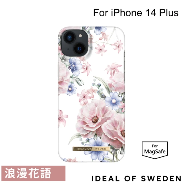 【iDeal Of Sweden】iPhone 14 Max 6.7吋 北歐時尚瑞典磁吸手機殼-支援MagSafe(浪漫花語)