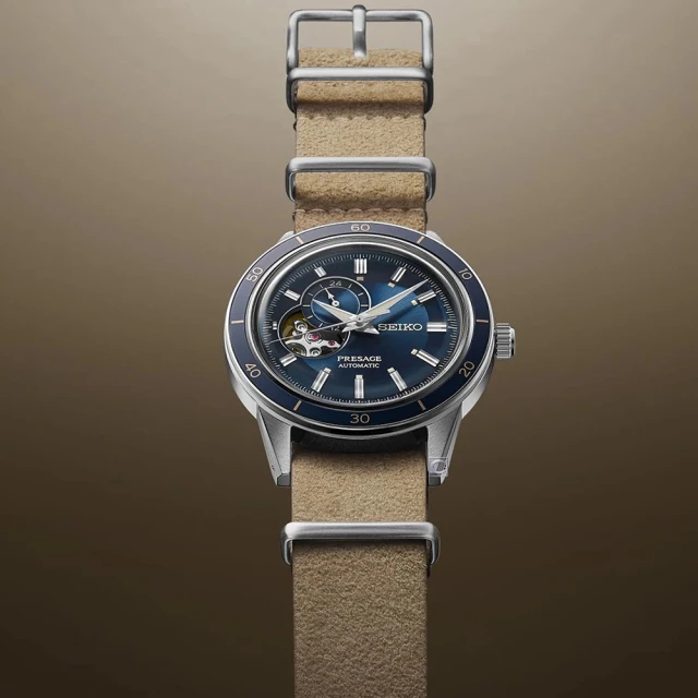 【SEIKO 精工】Presage Style60’s系列 小鏤空機械錶(4R39-01A0B/SSA453J1)