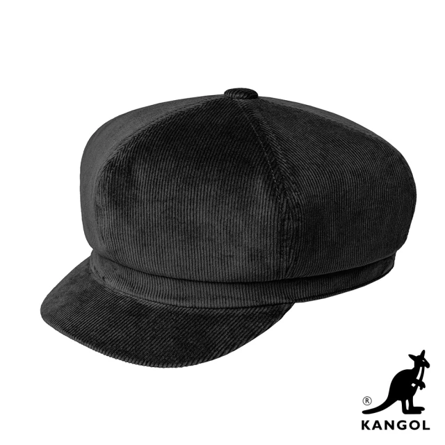 KANGOL【KANGOL】CORD燈芯絨報童帽(黑色)