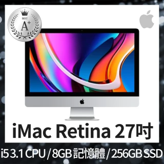 A+ 級福利品 iMac Retina 5k 27吋 i5 3.1G 處理器 8GB 記憶體 256GB SSD RP 5300M