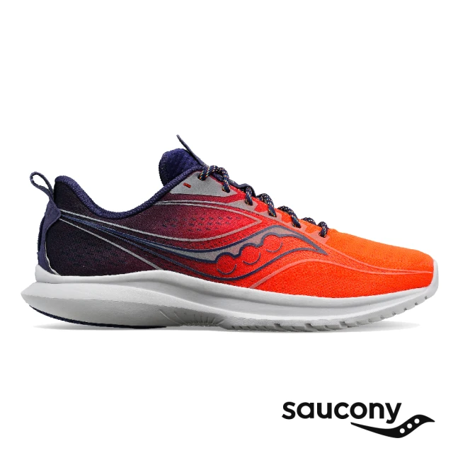 【SAUCONY 索康尼】慢跑鞋/運動鞋/休閒鞋/男鞋 輕量競速 原廠貨 KINVARA 13(夜間光速-SCS20723-65)