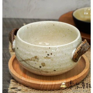 日本製美濃燒復古濃湯碗陶瓷碗造型湯碗石鍋碗玉米濃湯燉(廚房用)