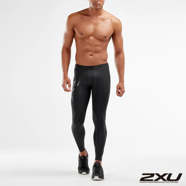 2XU【2XU】男 基礎壓縮長褲(黑)