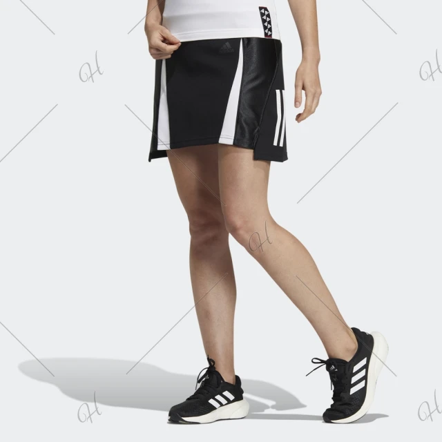 【adidas 愛迪達】短裙 女款 運動裙 亞規 UST SKIRT EX 黑 HM5285