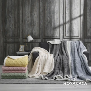 【HOYACASA】極簡北歐羊羔絨暖絨毯(多色任選)