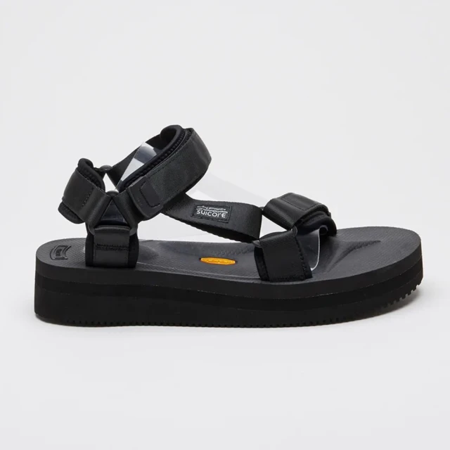 【SUICOKE】DEPA-V2PO OG-022V22PO 黑色 厚底 涼鞋 尼龍 耐磨 魔鬼氈 VIBRAM 黃金大底 SK022V22POBK