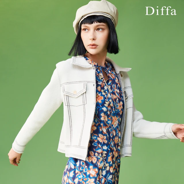 Diffa 連帽設計羽絨外套-女好評推薦