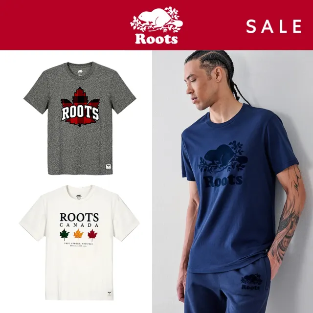 【Roots】男女款 精選Roots海狸logo T恤(多款可選)